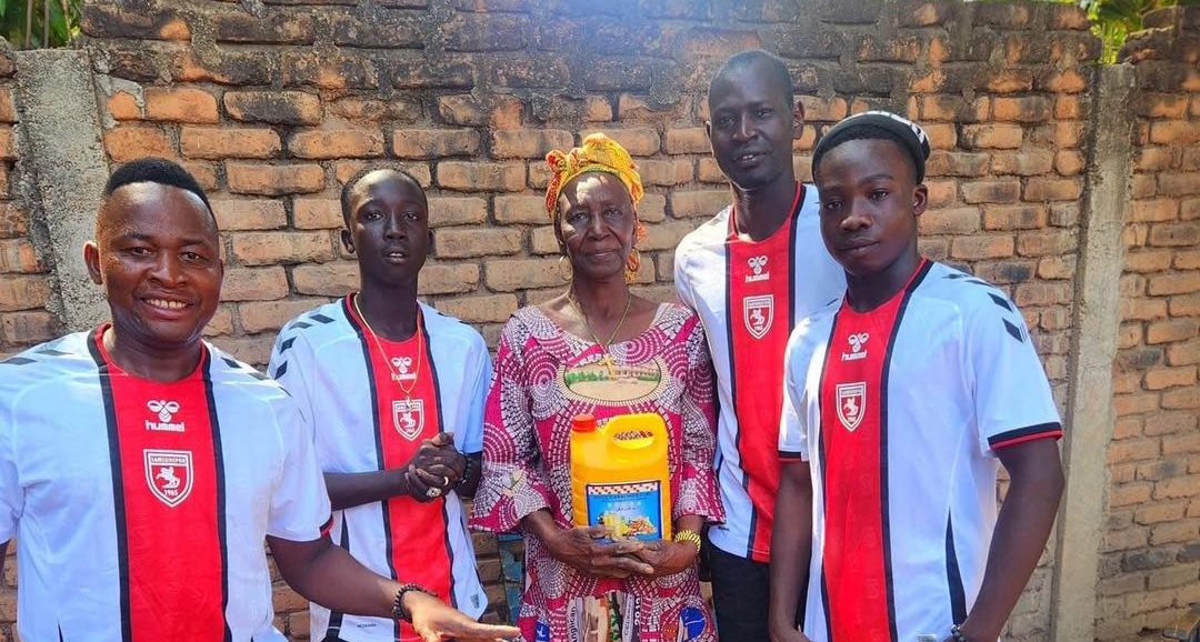Marius Mouandilmadji lors de son action solidaire à Doba