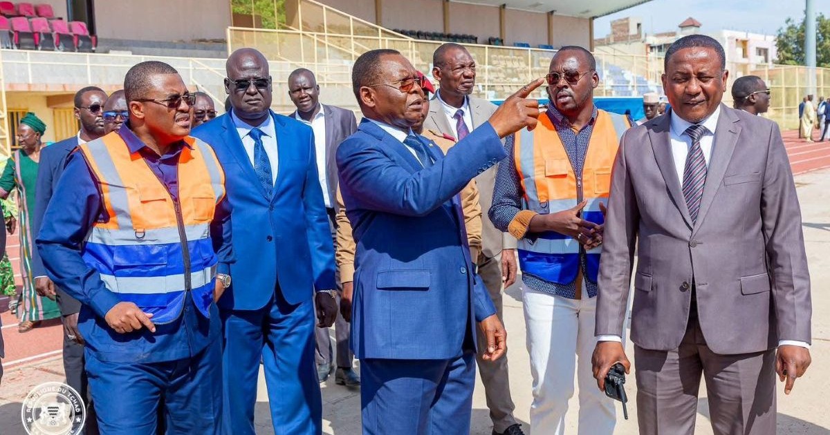 Infrastructure sportive : le Premier ministre visite à son tour le stade Idriss Mahamat Ouya