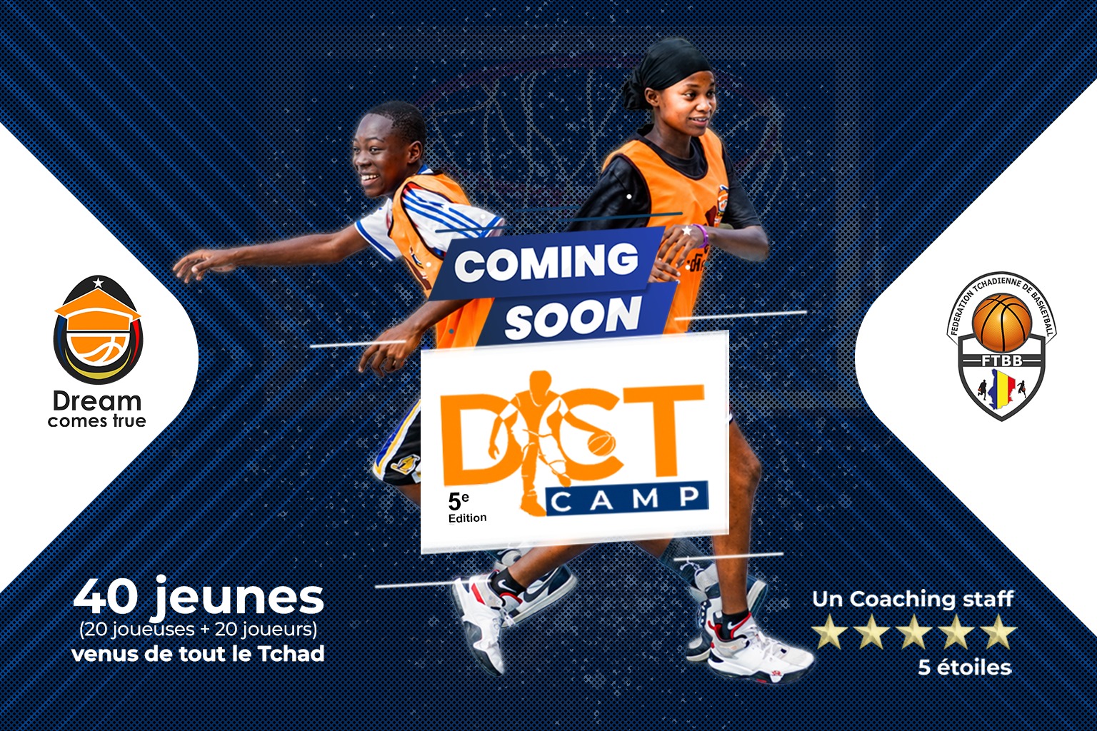 DCT CAMP 5 : LE RENDEZ-VOUS DE L'EXCELLENCE DU BASKETBALL TCHADIEN EST DE RETOUR !